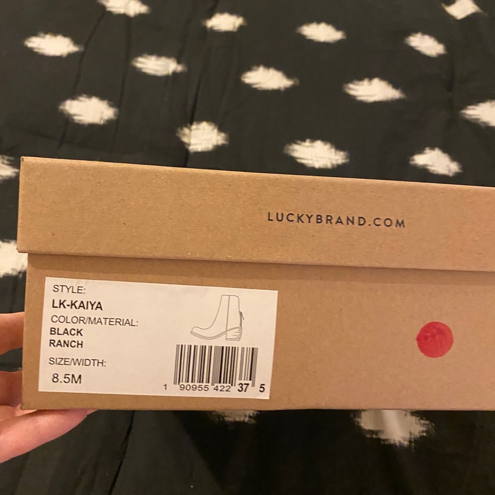 Lucky brand black boots